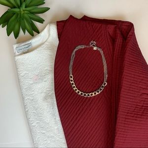 NEW - SIGRED OLSEN Silk Jacket | Red | Small